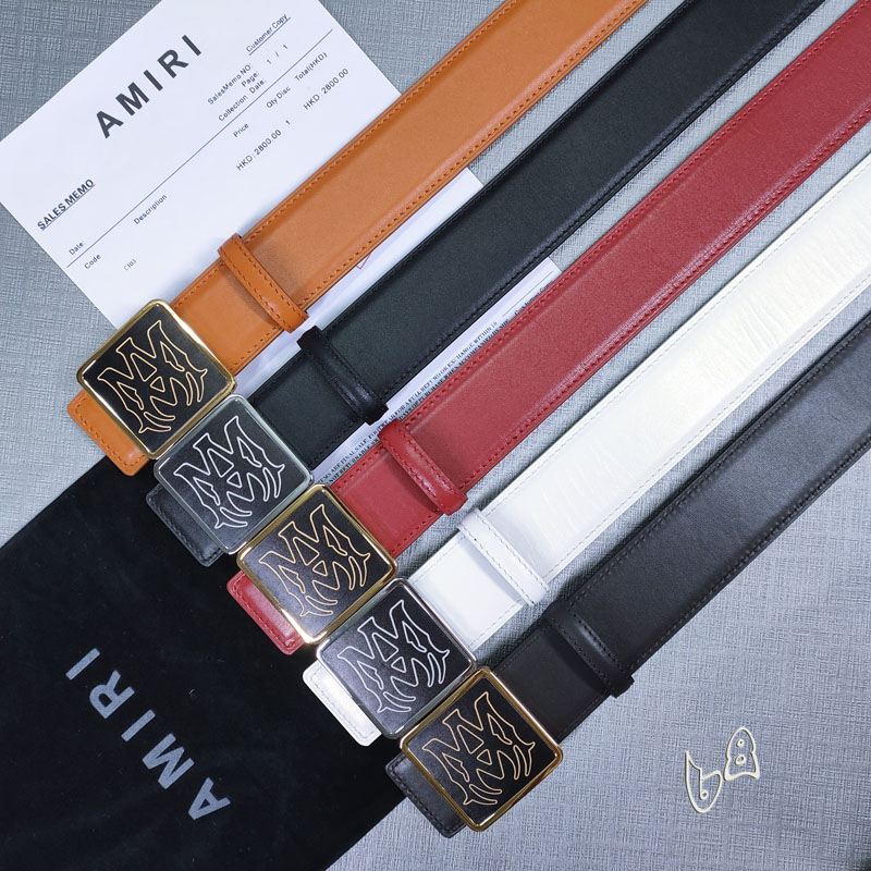 Amiri belt 38mmX80-125cm lb061201